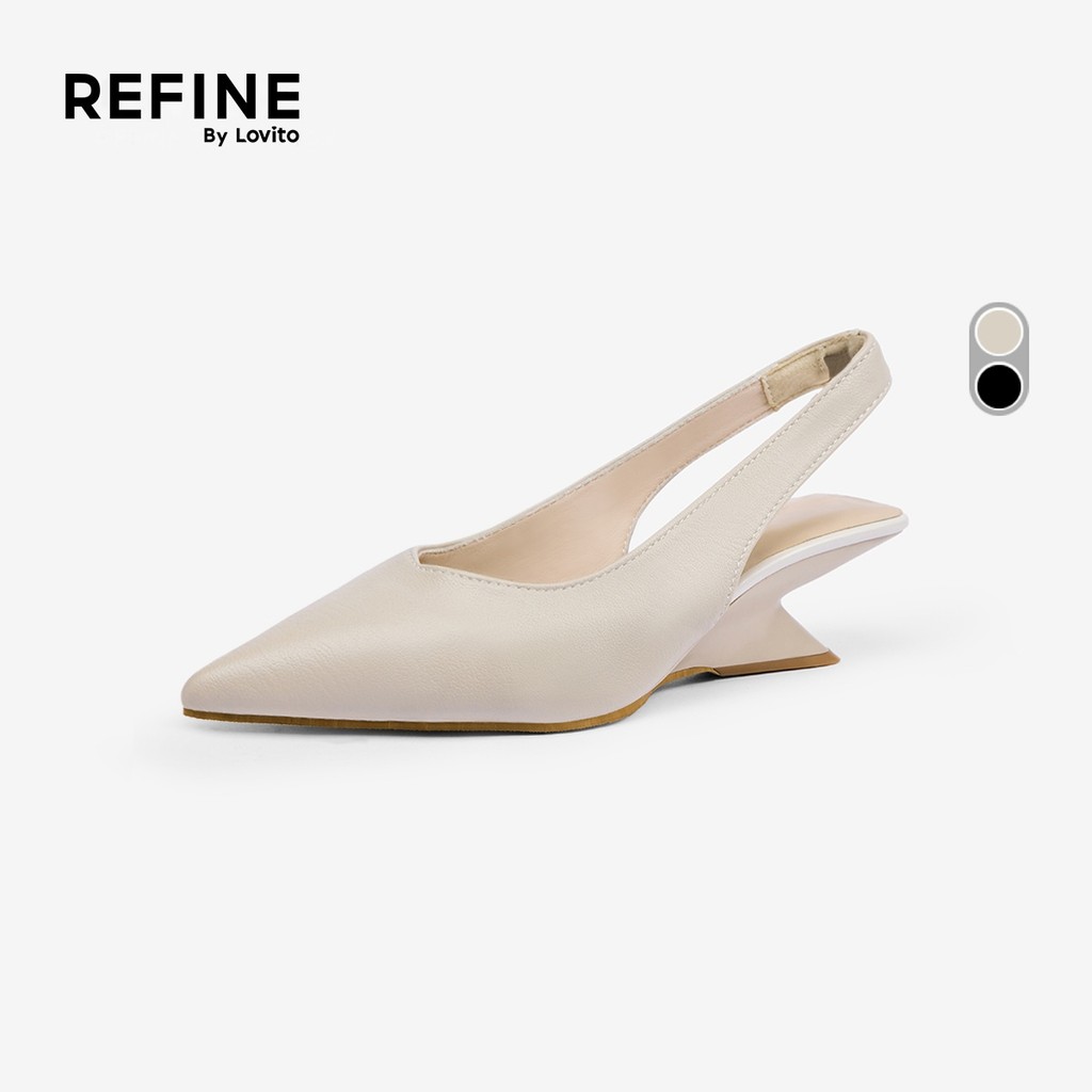 (Refine by Lovito) รองเท้าส้นสูงลําลองสําหรับผู้หญิง LR24EX016