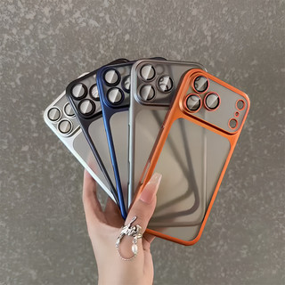 เคสโทรศัพท์แบบด้านโปร่งแสงหรูหรา – ใช้ได้กับ iPhone 17 Air / 16 / 15 / 14 Plus / 13 / 12 / 11 Pro Max