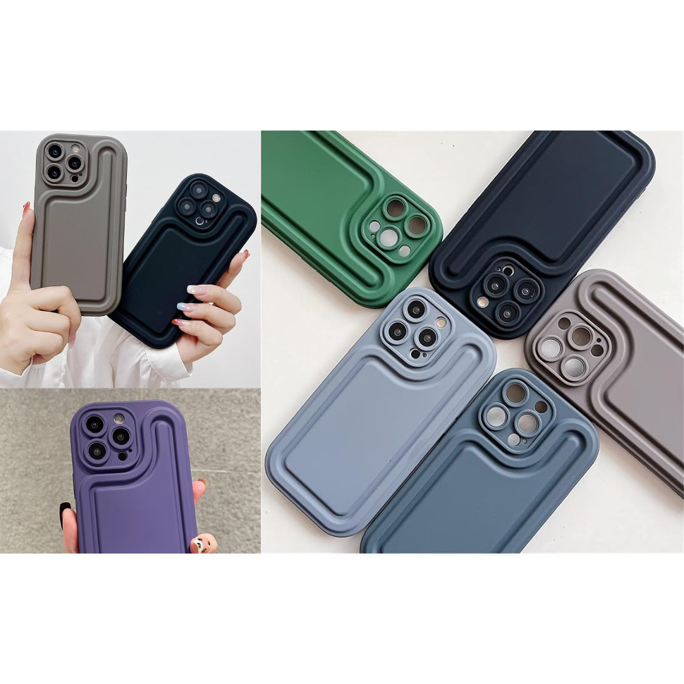 Soft Case Air Bag Pluffy Mugelo Circuit Rainbow Candy Matte Skin TPU สําหรับ Iphone 13 Ip 13 Mini Ip