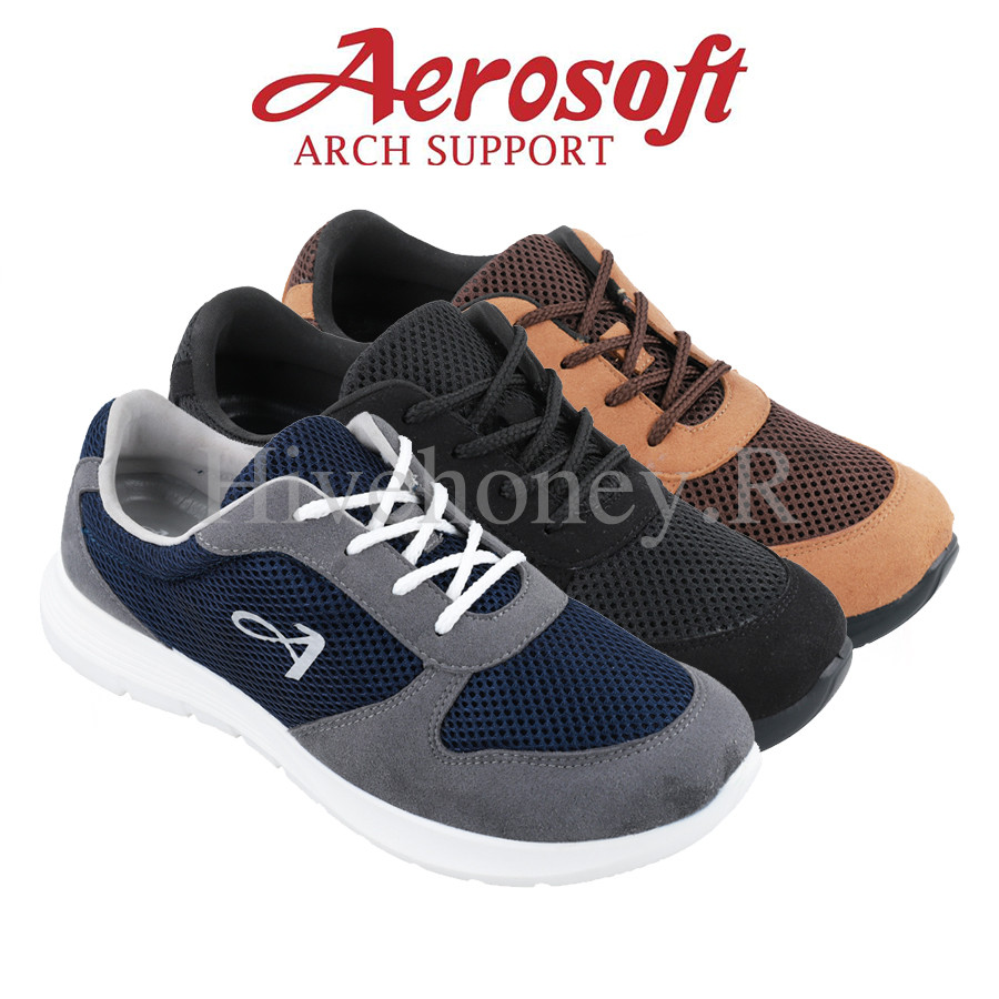 ️SN7905️ รองเท้าผ้าใบ aerosoft arch support(แอโร่ซอฟ)