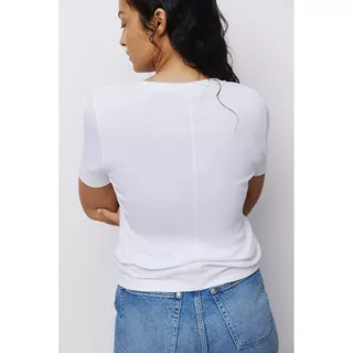 H&M(เอชแอนด์เอ็ม) เสื้อยืดผ้าฝ้าย ผู้หญิง 1329670_1