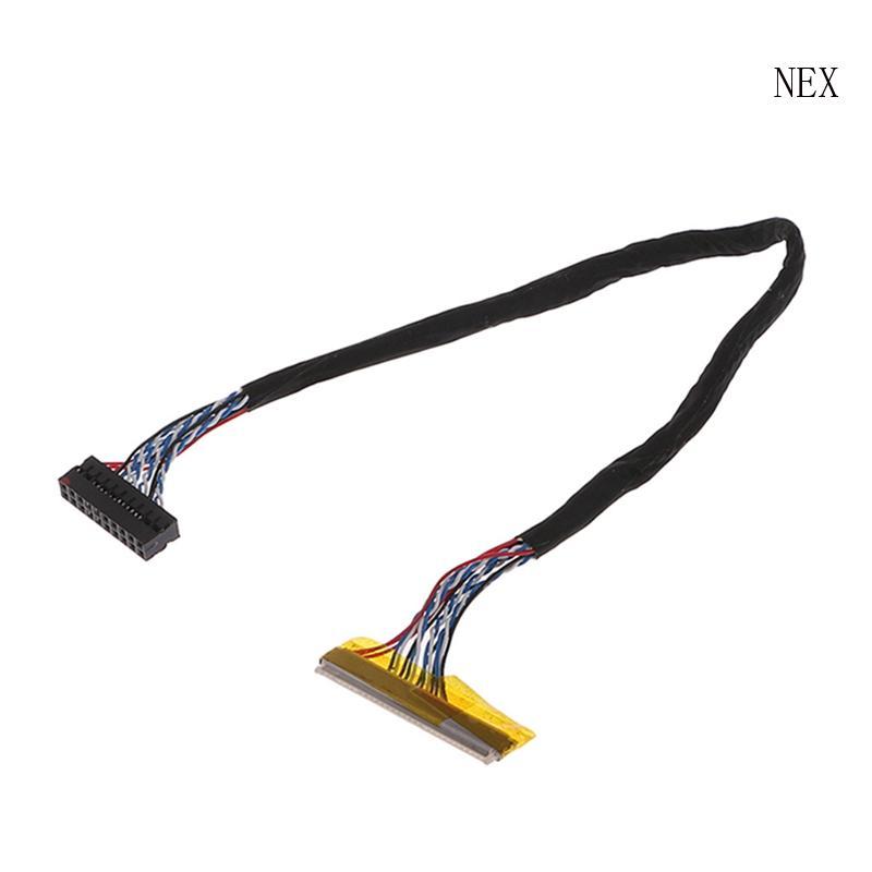 NEX Universal FIX 30 Pin 1ch 6bit สาย LVDS 26 ซม.สําหรับ 14 1-15 6 นิ้วแผง LCD