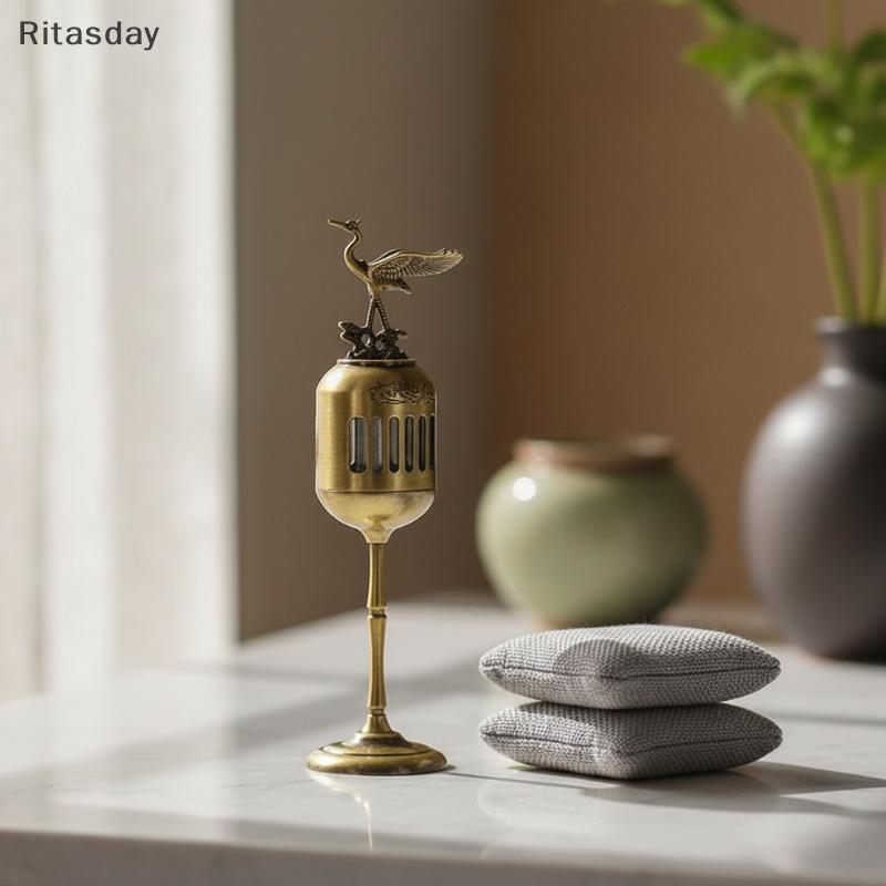 Ritasday ตกแต่งบ้าน Magpie Hollow โคมไฟไม้จันทน์หอมผู้ถือธูป Baflow Censer สําหรับสมาธิและผ่อนคลายใหม่