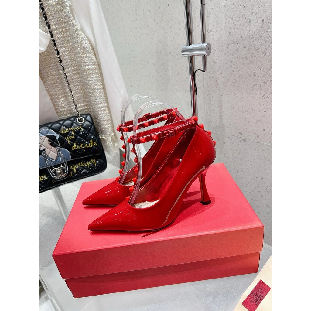 2025.1.7-9cm Heel Valentino Valentino รองเท้า/รองเท้าส้นสูง