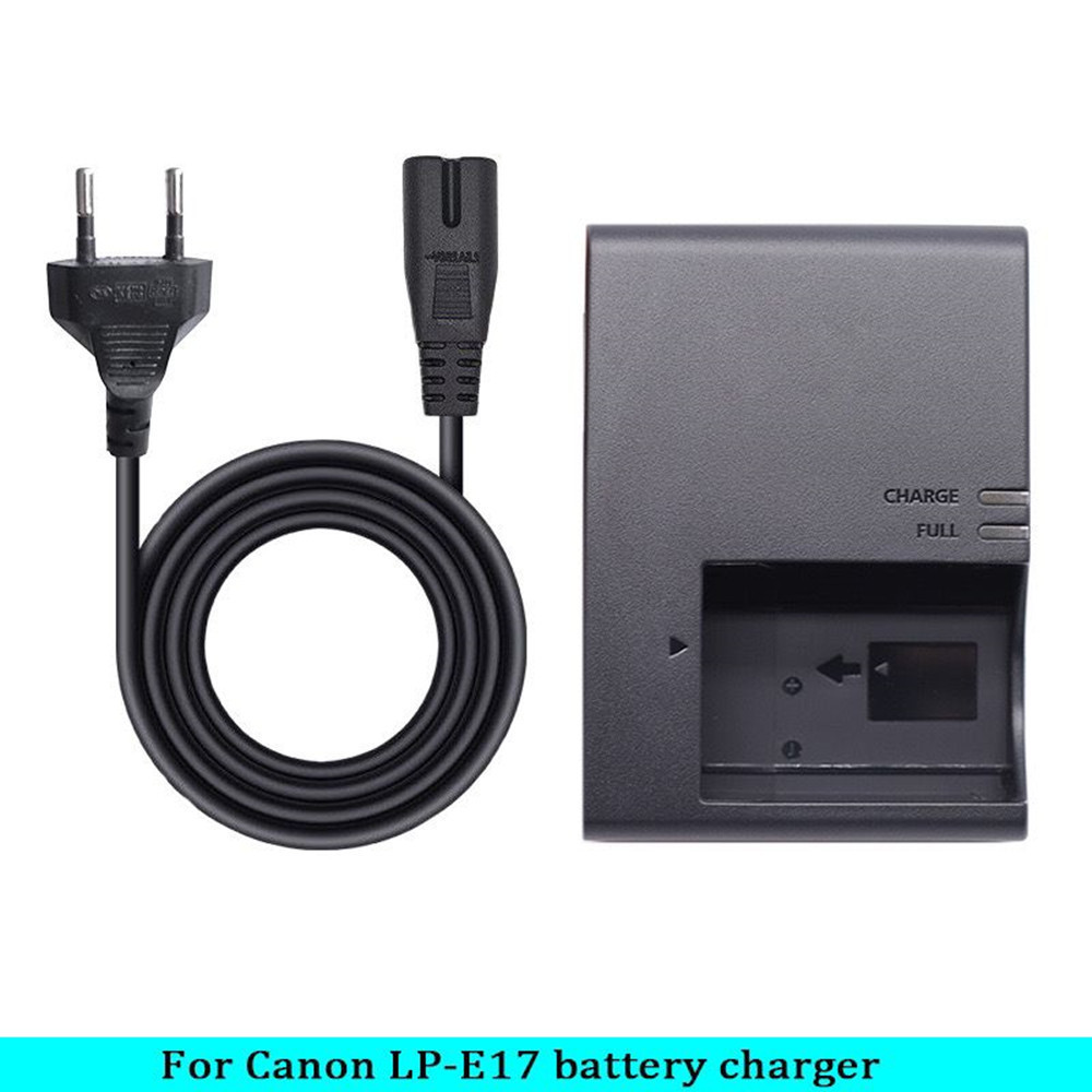 LC-E17 แบตเตอรี่ Charger Fast Charging สําหรับ LP-E17 แบตเตอรี่สําหรับ Canon M5 M6 T6i T6s T7i 77D 8