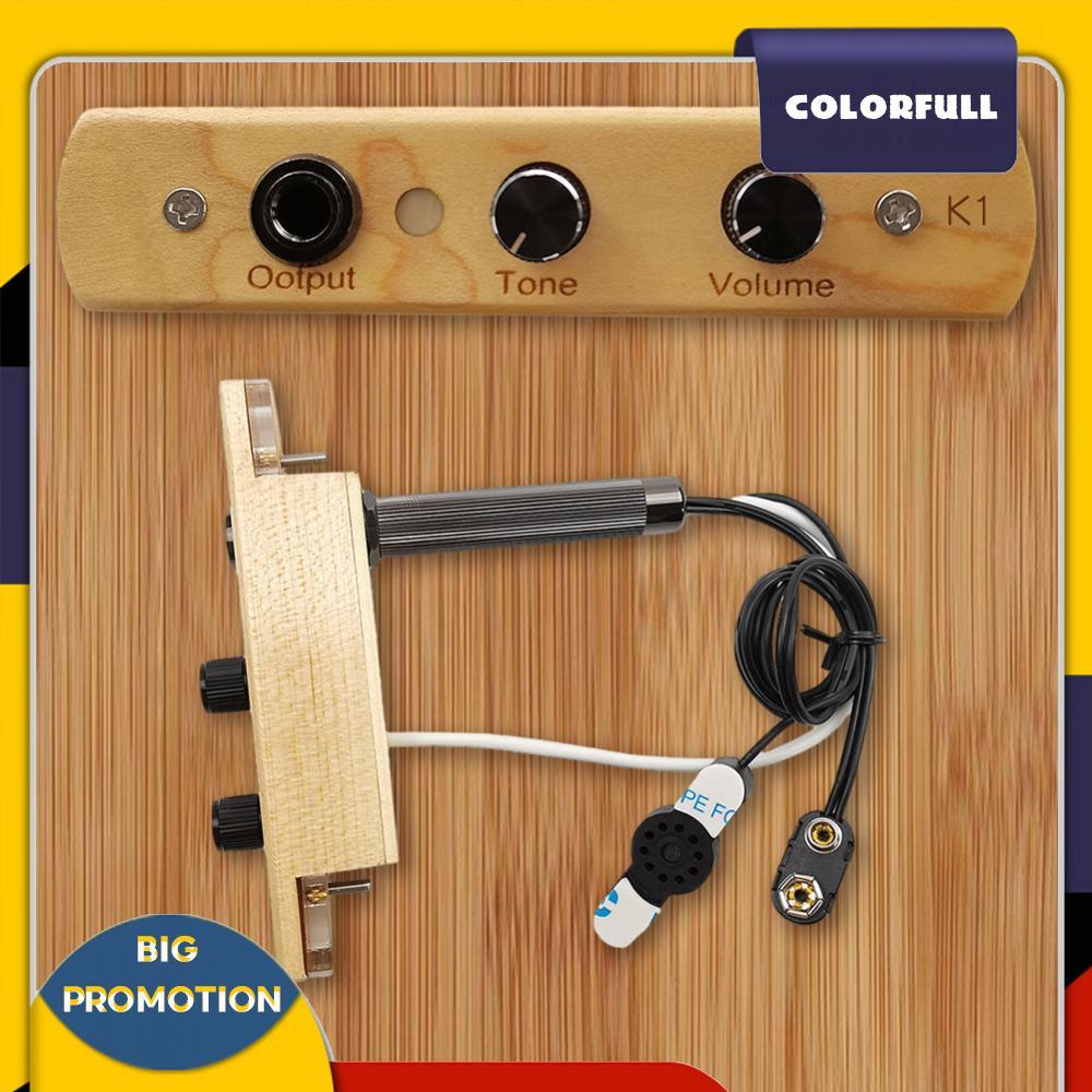Cajon Drum Pickup Output Jack Cajon Box Drum Preamp/Pickup Electronic Pick-up System Percussion Inst
