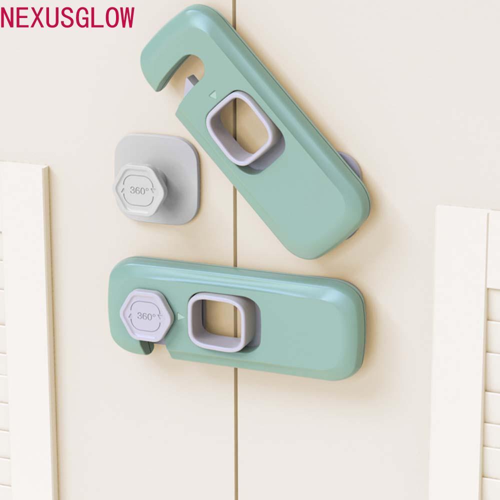 NEXUSGLOW Safety Lock Multi-function Baby Furniture Security Drawer Safe Infant Locks Strap