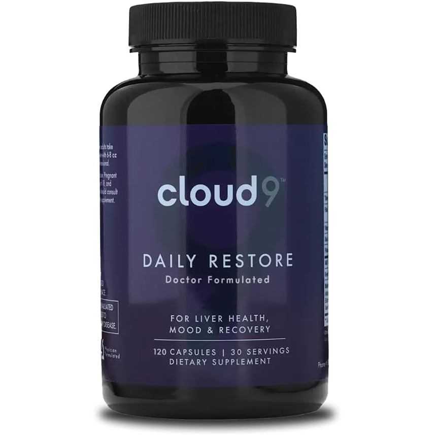 Cloud9 Daily Restore – r Detox & Recovery peoplement with Thistle, NAC & B-Vitamins – Energy, Focus 