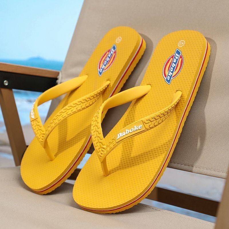Daboke ยาง Flip-Flops ผู้ชาย Anti-Slip ระงับกลิ่นกายรองเท้าแตะชายหาดรองเท้าแตะกลางแจ้ง Flip-Flops Soft Sole สวมใส่ @-#现货Daboke橡胶人字拖男防滑防臭沙滩凉拖鞋户外夹趾凉拖软底耐磨 ราคาถูก Shopee Lazada