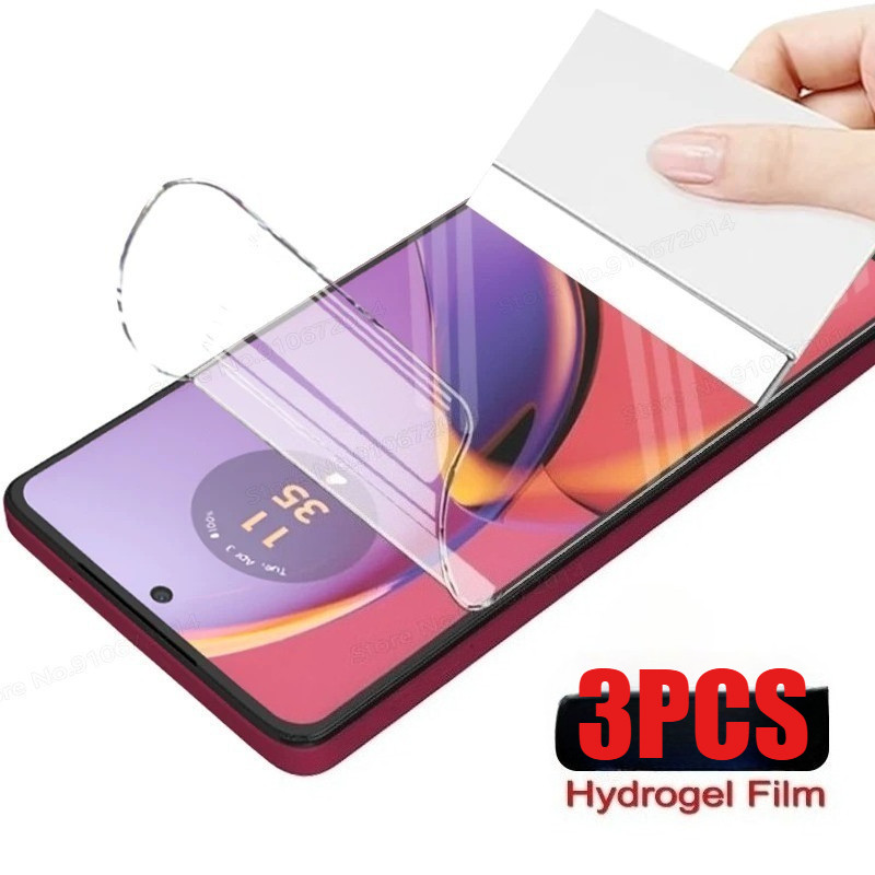 3 ชิ้นคลุมทั้งหมด Anti Blue Light Soft Hydrogel ฟิล์มสําหรับ iQOO 3 5 7 8 9 10 11 12 13 15 15R U1 U3
