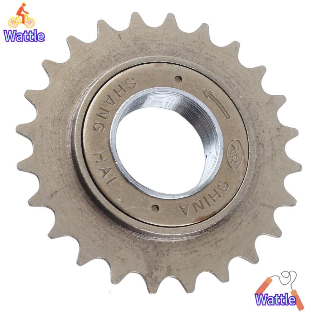 WATTLE จักรยาน Freewheel, จักรยานเหล็กน้ําหนักเบา Freewheel เปลี่ยน, ทนทาน 24 ฟัน 10 ซม. OD ติดตั้งง