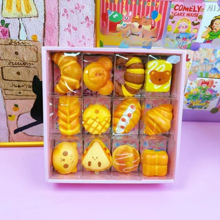 COD ชุดของเล่นบีบ Squishy คลายเครียด 24 ชิ้น ด้วยพวงกุญแเซ็ตกล่องของขวัญ คลายเครียดได้ทุกเวลา