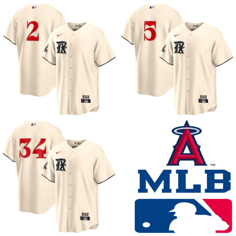 2023 American Baseball Men Texas Rangers #2 ม.ค.ร #5 Corey Sigge. #34 Pieces Per Player Nolan Ryan C