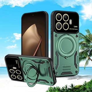 สําหรับ Xiaomi 15T Xiaomi15T 14T Pro 15 14 Ultra 5Gเคสโทรศัพท์เกราะแหวนยึดขาตั้งผู้ถือปลอกแข็งทนทานขอบนุ่มกันกระแทกกล้องป้องกันปกหลังXiomi Mi15T 15TPro