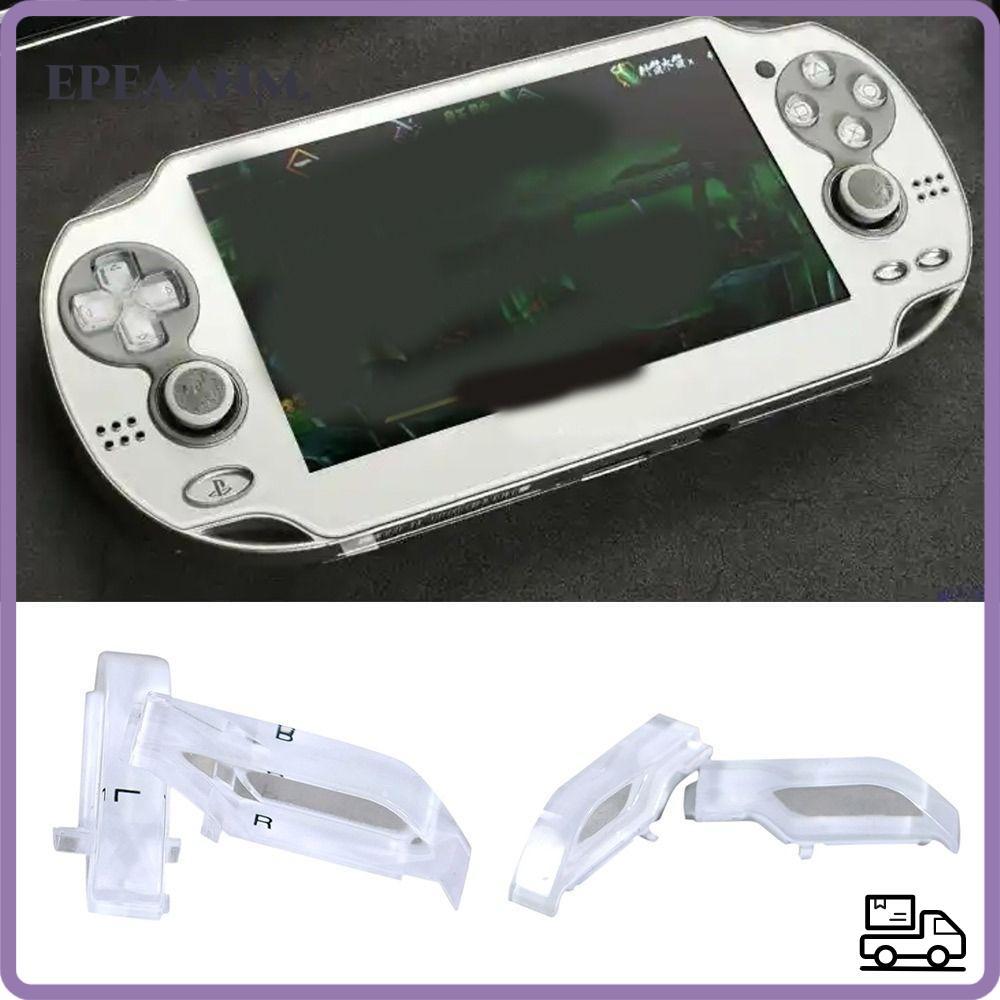 EPEAA โฮสต์ LR Trigger, อะไหล่คอนโซลเดิมปุ่มทริกเกอร์,เปลี่ยน DIY ซ่อมเกมซ้ายขวาคีย์สําหรับ PSP 1000