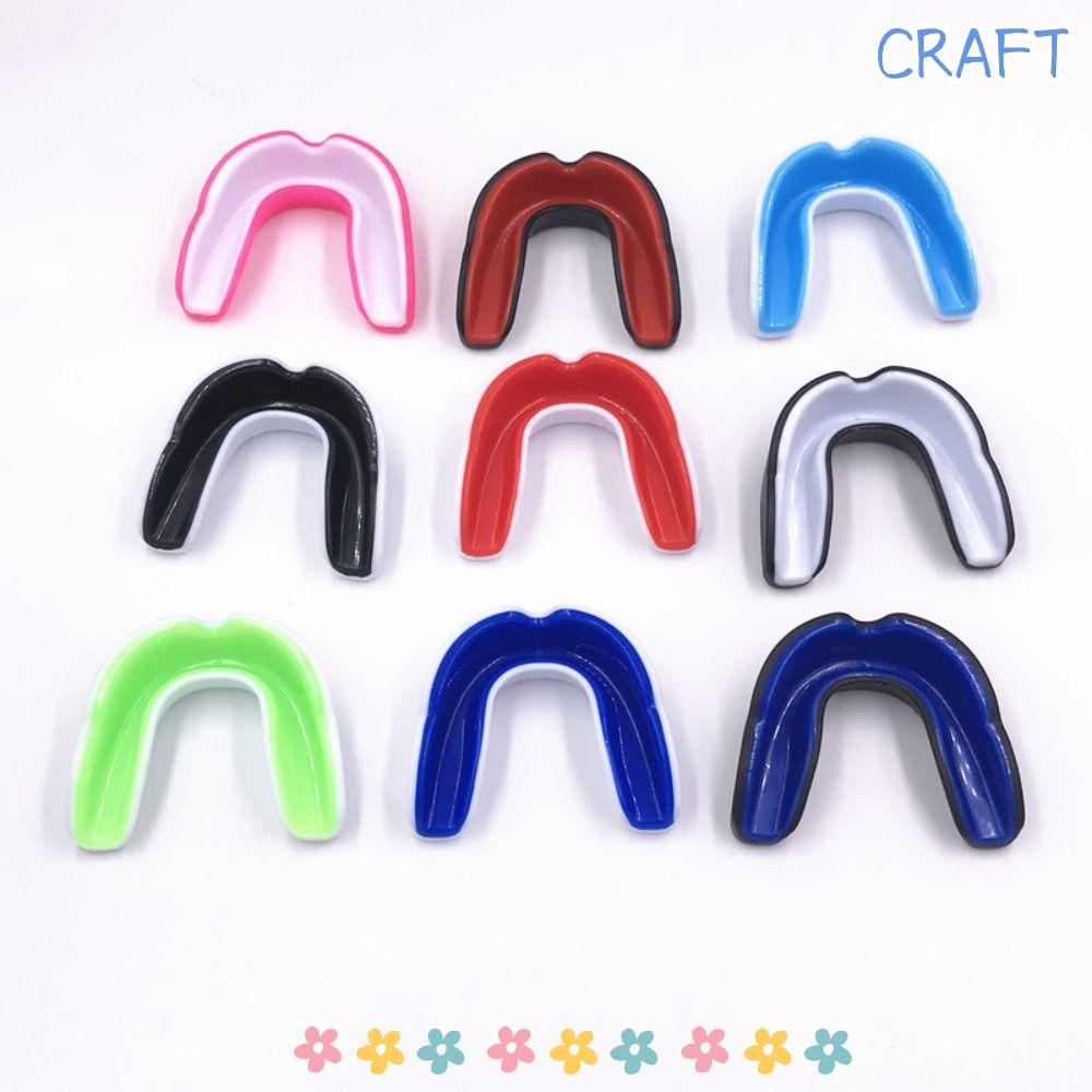 Craft Mouth Guard ขนาดยืดหยุ่น EVA 10 สี สำหรับกีฬารักบี้