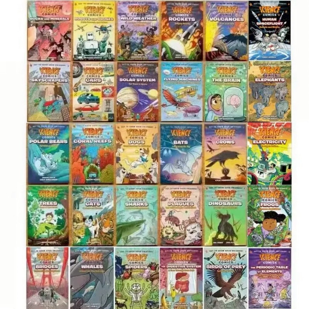 [31 เล่ม] Science Comics  ชุดหนังสือการ์ตูนวิทยาศาสตร์ที่เด็กทั่วโลกหลงรัก ครบหัวข้อ STEM พร้อมส่ง!