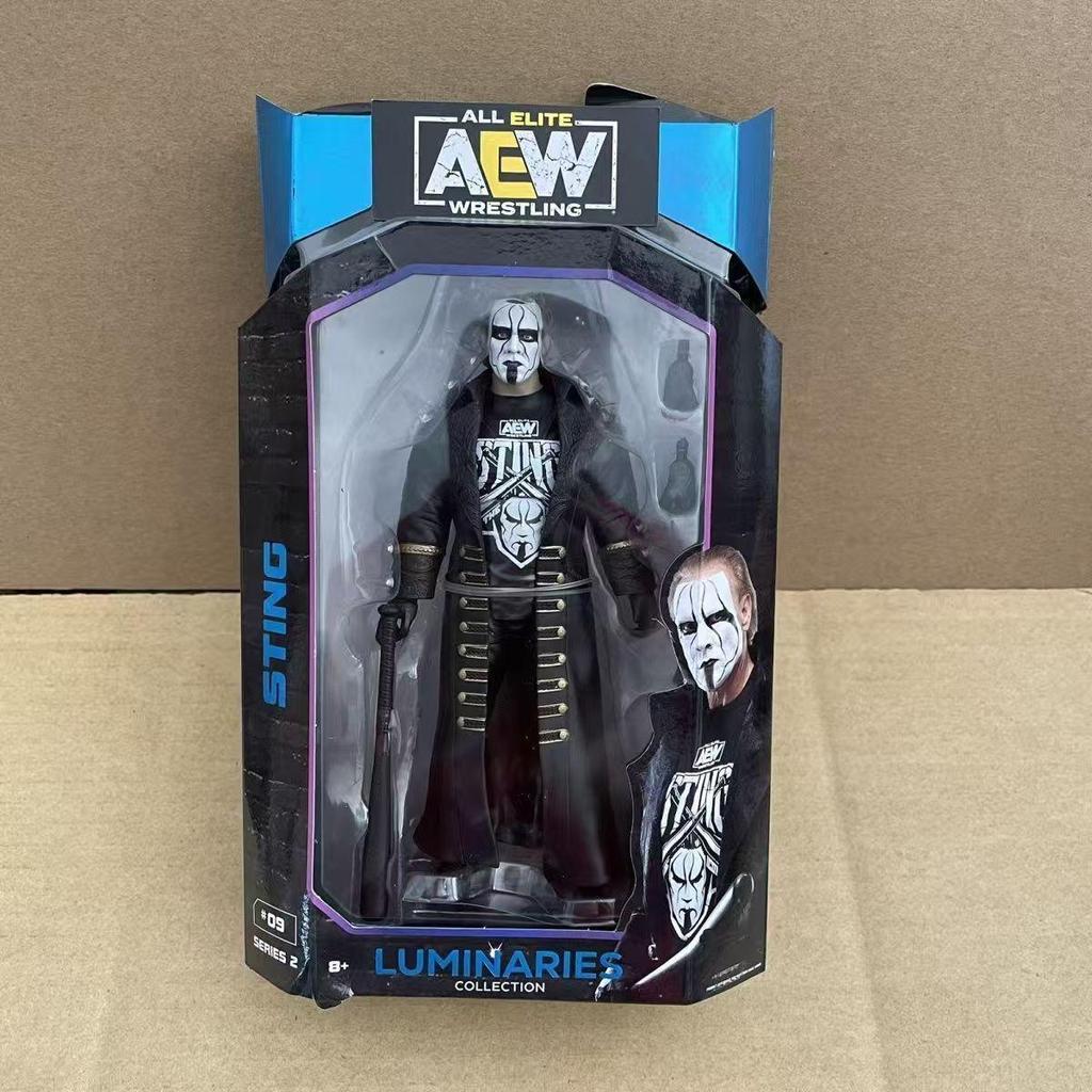□【AEW】Wrestler Doll Joint Movable Model Professional Arena Wrestling ของแท้พร้อมสต็อกตุ๊กตาตกแต่งรูปอินเทรนด์เล่น+WWE มวยปล้ำ มวยรุ่น รุ่น Boxer อะนิเมะ แบบ แบบ หุ่นจำลอง