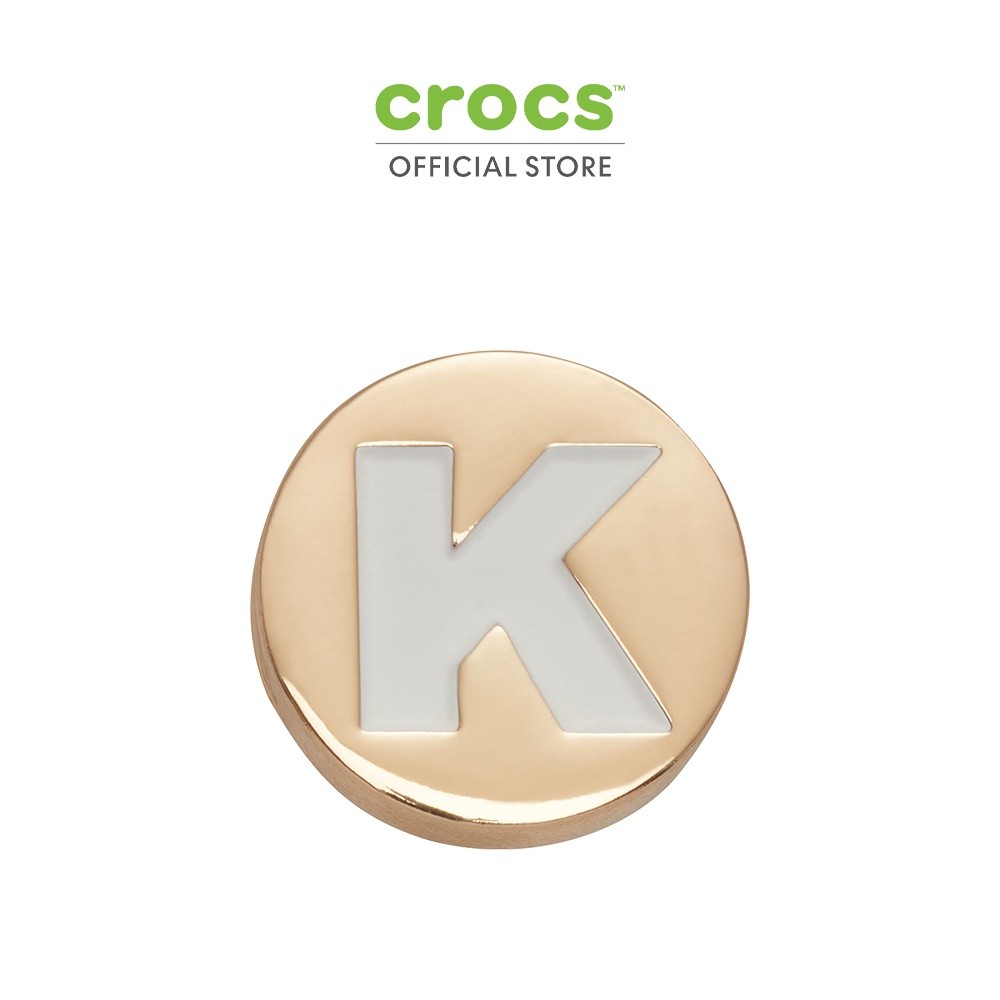CROCS ตัวติดรองเท้า JIBBITZ™ GOLD LETTER K รุ่น 10008517 - MULTI COLOR