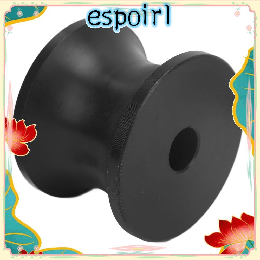 ESPOIR Bow Roller, สีดํา 60*45 มม.เรือ Trailer Roller, เรือยอชท์เรือเทรลเลอร์ไนลอน 75*86 มม.40*49 มม