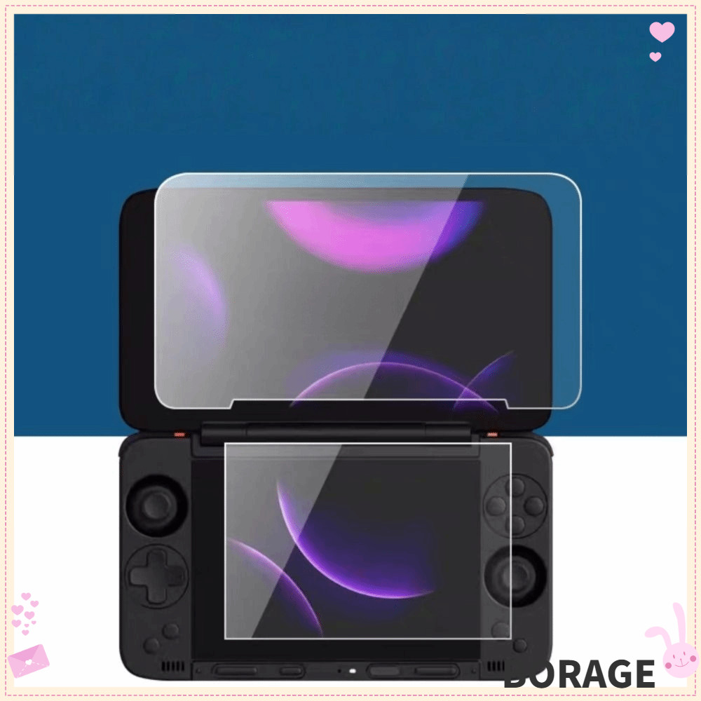 ฟิล์มกันรอยหน้าจอ BORAG, กระจกนิรภัยหน้าจอคู่ 9H, HD แบบเต็มหน้าจอฟิล์มป้องกันรอยขีดข่วนสําหรับ AYAN