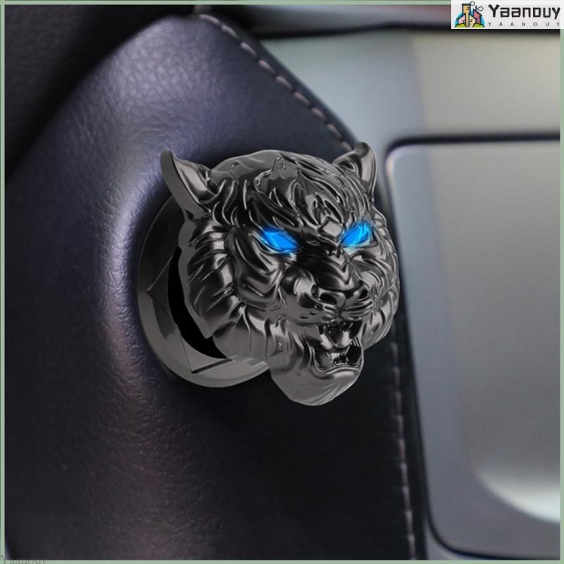 YAA Push Start ฝาครอบปุ่มกดเครื่องยนต์รถยนต์หยุดปุ่มฝาครอบ Push to Start ฝาครอบปุ่มจุดระเบิดป้องกัน 