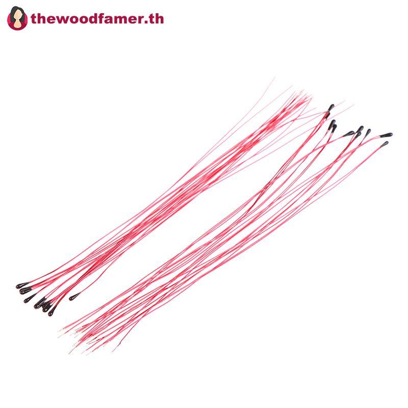 Well 10PCS NTC Thermistor MF52B 10K 100K อุณหภูมิเซนเซอร์ Probe 1% 10 ซม.ลวด B3470 B3380 B3950 TH