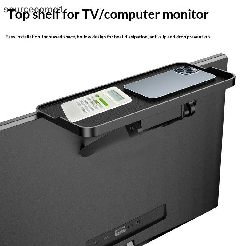 NAY 1 PC ขาตั้งเดสก์ท็อปปรับหน้าจอทีวีแบบพับได้ Top Shelfputer Monitor Box Router Office Set-Top Box
