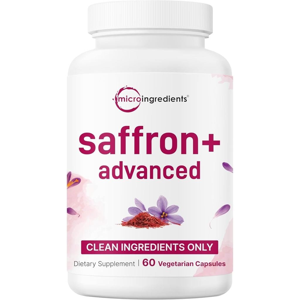 Micro Ingrated Saffron+ Advanced s, 60 Veggie Capsules – 10-in-1 พร้อมสารสกัดจาก Saffron, วิตามินซีเ