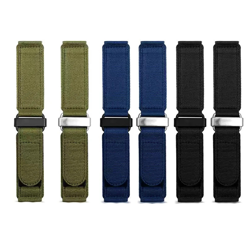 Watch accessories For Seiko Rolex Panerai Tudor Hook-and-loop fastener Nylon watch sport watchband s