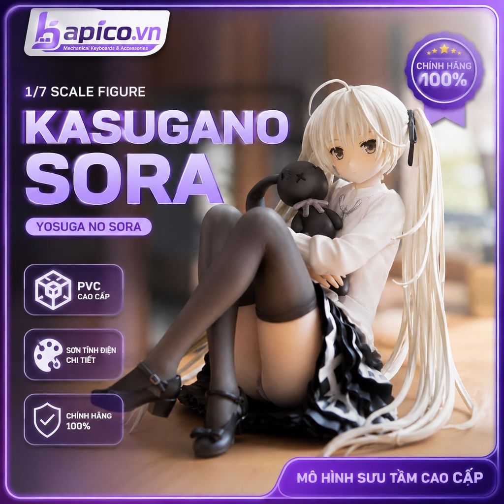 Kasugano Sora Yosuga no Sora PVC อะนิเมะรูปตกแต่ง PC กรณีมุม Setup Gaming