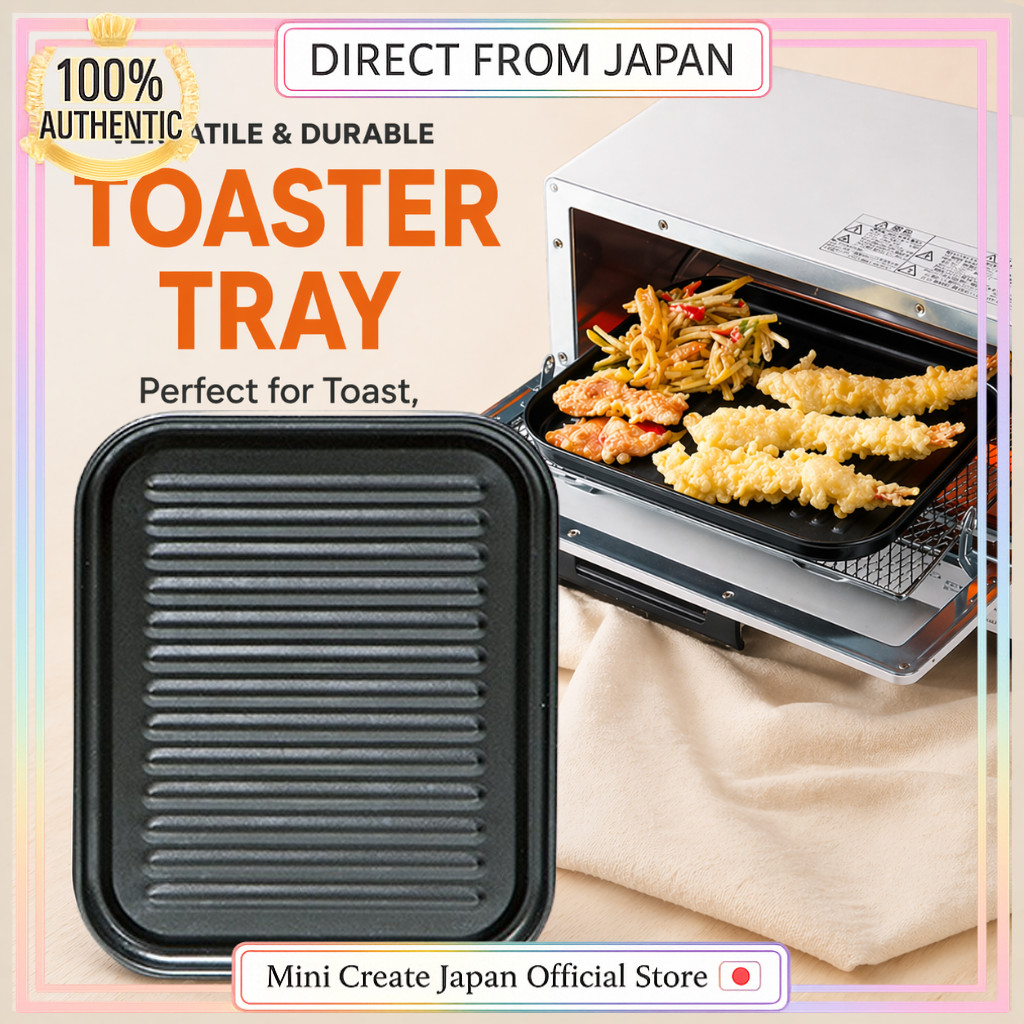 Takagi Toaster Tray Non-Stick Oven Tray Small Medium Large Square Toast Grill Plate Japan