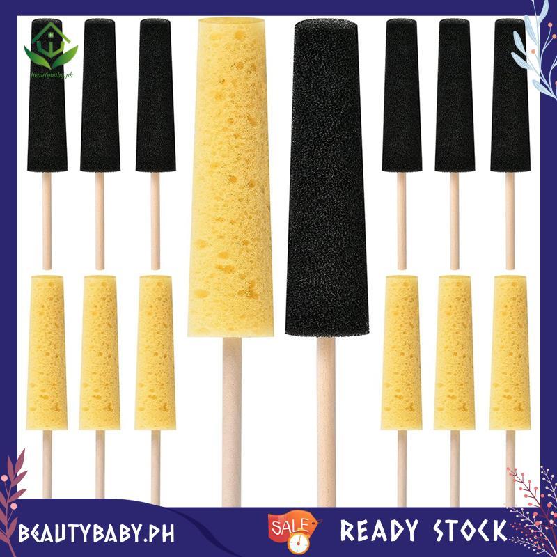[beautybaby.ph] 12 ชิ้นเครื่องปั้นดินเผาฟองน้ําสําหรับดินเซรามิกโยนติดเครื่องปั้นดินเผาข้อความและแกะ