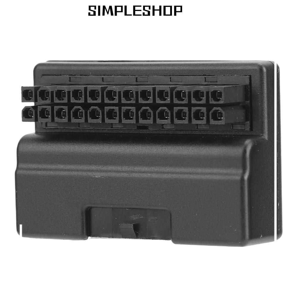 SIMPLESHOP ATX 24Pin Adapter, การออกแบบมุมขวา 24Pin 90 องศา, ทนทาน 90 องศา Power Adapter Board แหล่ง