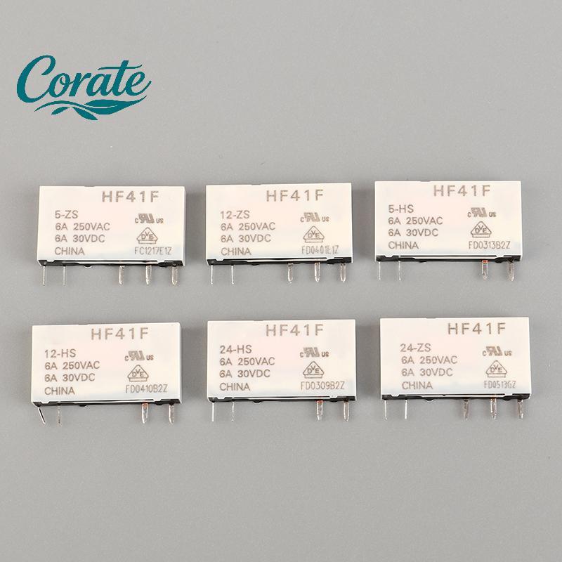 [รัฐ] HF41F-24-ZS HF41F-12-ZS HF41F-5-ZS HF41F-5-HS HF41F-12-HS HF41F-24-HS รีเลย์อุตสาหกรรม Submini