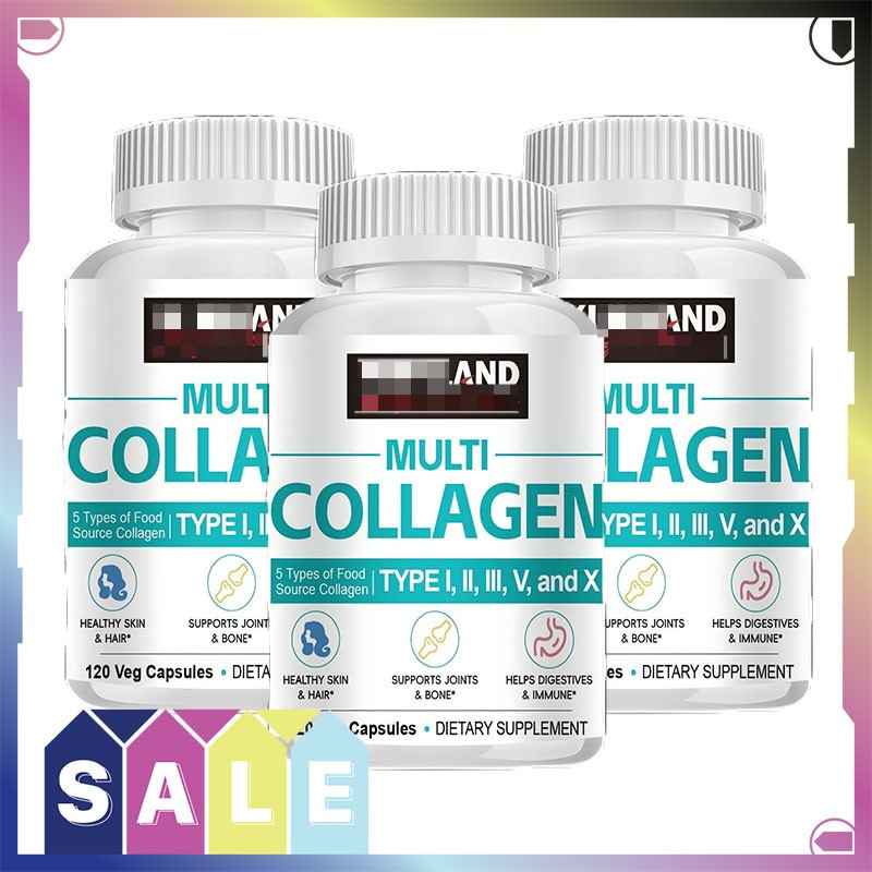 Multi Collagen Capsule Skin Whitening รองรับการฟื้นฟูเอ็น ข้อต่อ เส้นเอ็น และกล้ามเนื้อ