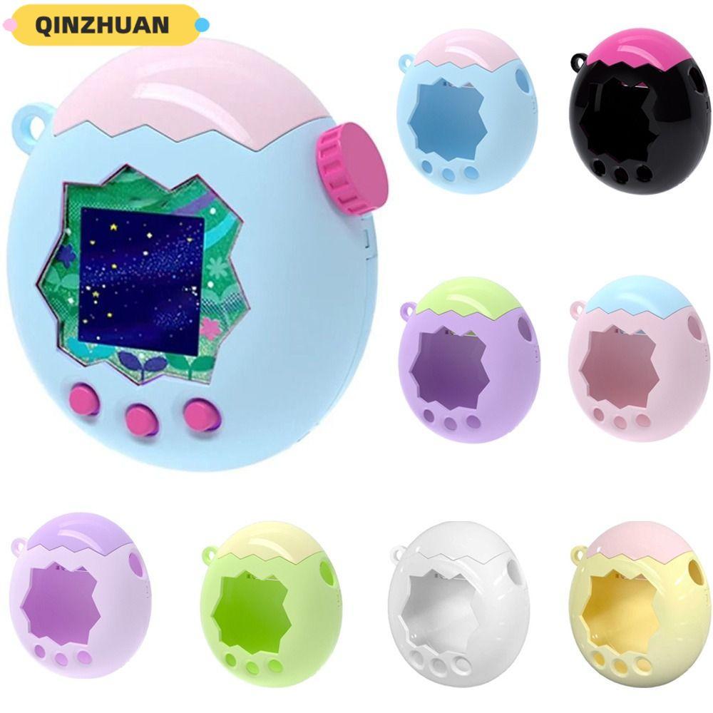 QINZHUAN เกราะป้องกัน, ฝาครอบป้องกันรอยขีดข่วนและทนต่อการสึกหรอ, พีซีแข็งป้องกันทูโทนสําหรับของเล่นเกมสัตว์เลี้ยงอิเล็กทรอนิกส์ Tamagotchi Paradise