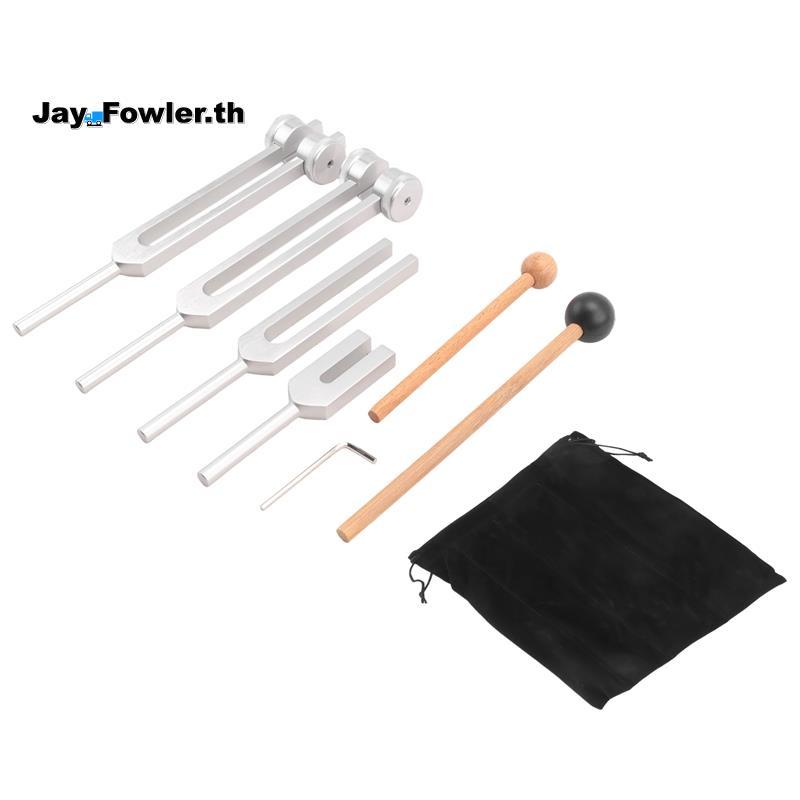 [Jay_Fower]ชุดส้อมปรับแต่ง 4 ชิ้น(128Hz, 136.1Hz, MI 528Hz, 4096Hz),สําหรับ Healing Chakra,Sound The