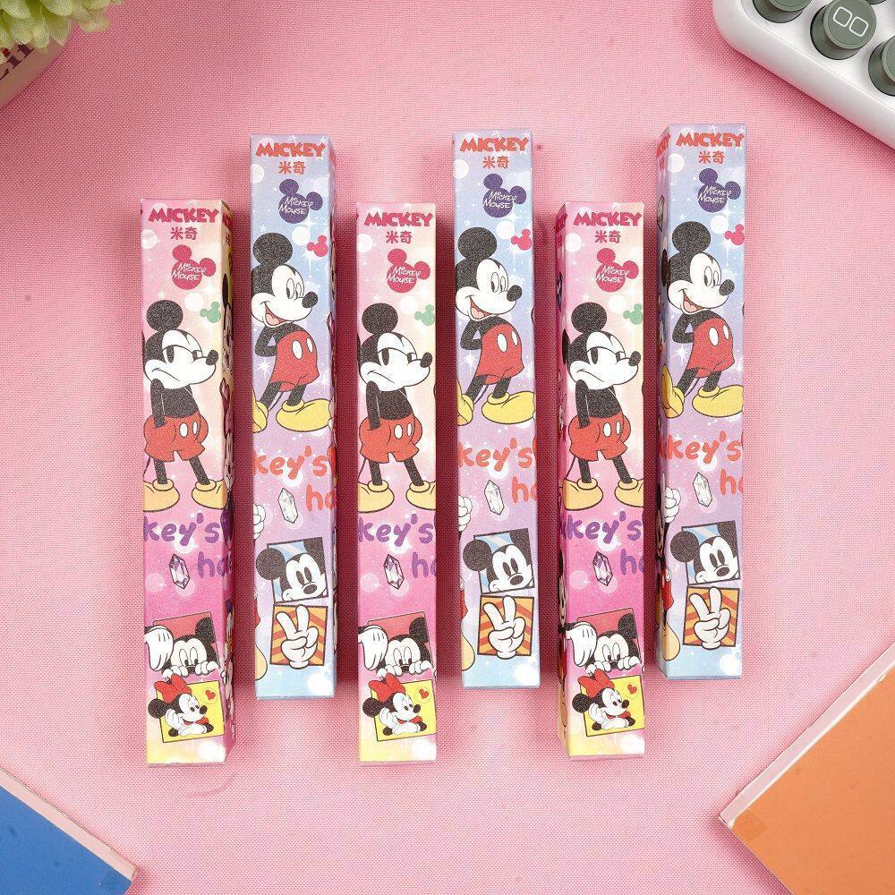 1ชิ้นดิสนีย์การ์ตูนมิกกี้กล่องตาบอดปากกาสร้างสรรค์มิกกี้กดปากกาเป็นกลางสีดํา0.5ปากกาน้ํา