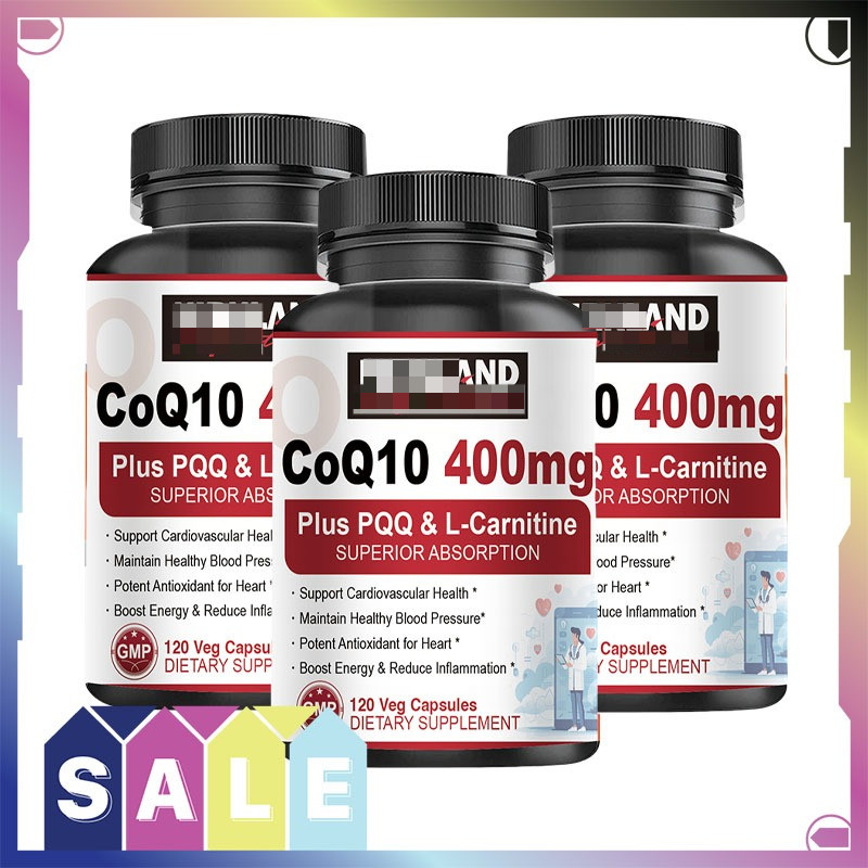 CoQ10-400mg การดูดซึมสูง Coenzyme-Q10 เสริมสร้างระบบภูมิคุ้มกันของหัวใจและสมอง