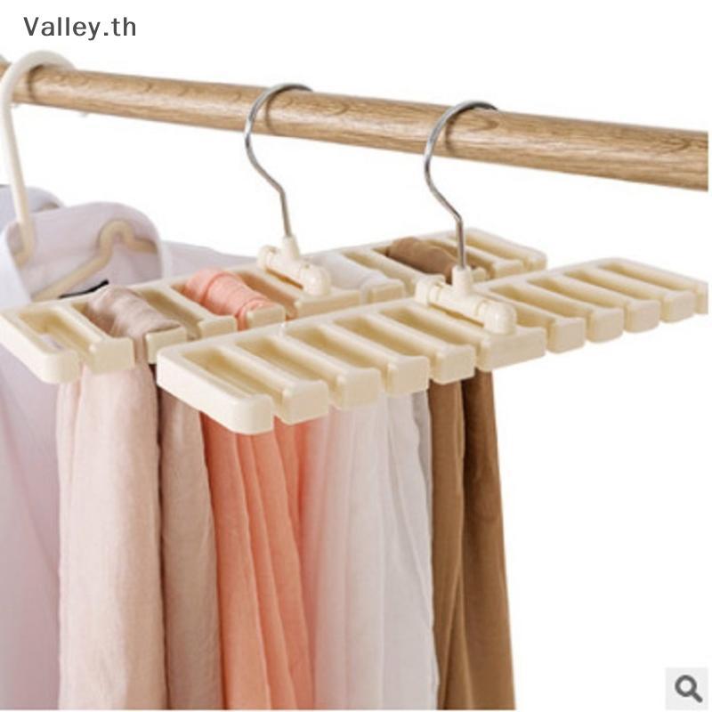 [Valley] Tie เข็มขัดแขวนตู้เสื้อผ้าเข็มขัดหมุน Organizer Ra Multifuctional ผ้าพันคอแขวน Home Closet 