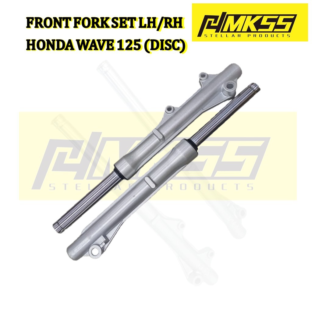 HCS WAVE125 FORK (1 ชุด) ด้านหน้า DEPAN ABSORBER ABSOBER SHOCK ท้องถิ่นสําหรับ WAVE 125 W125 แผ่นดิส