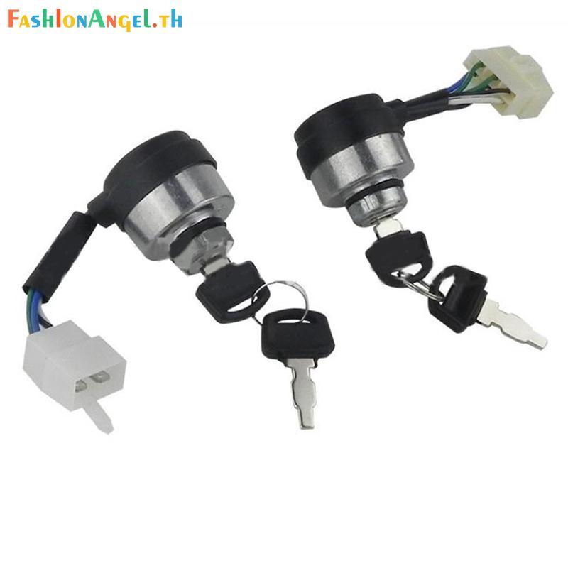 FAngel 4/6 Wire Way เครื่องกําเนิดไฟฟ้าเบนซินเริ่มต้น Key Lobination สวิทช์สําหรับ 2-3KW 168F และ 5-
