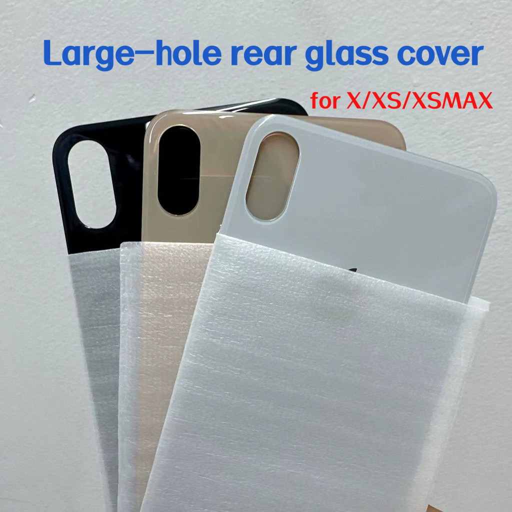 ฝาครอบกระจกหลังขนาดใหญ่สําหรับ X/XS/XSMAX,8Generation,XS ฝาหลังกระจก,XS Max