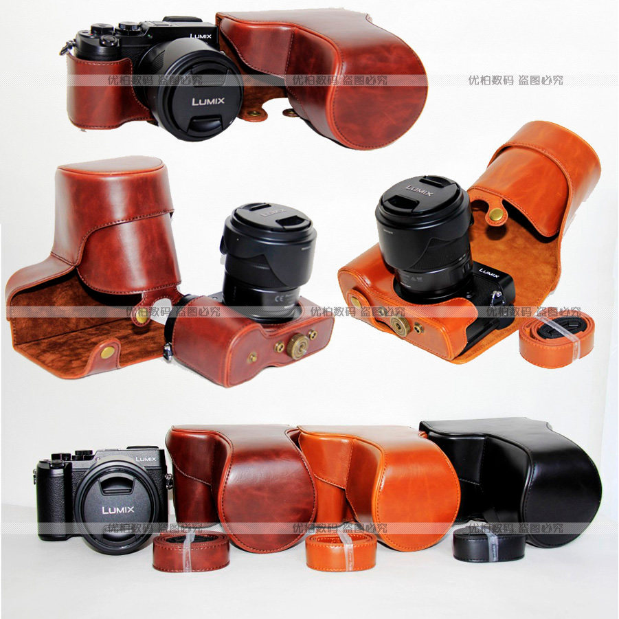 กระเป๋ากล้อง Panasonic DMC LX10 Leather Case Leica D-Lux (Typ 109) D-LUX6 Protective Case Camera Cas