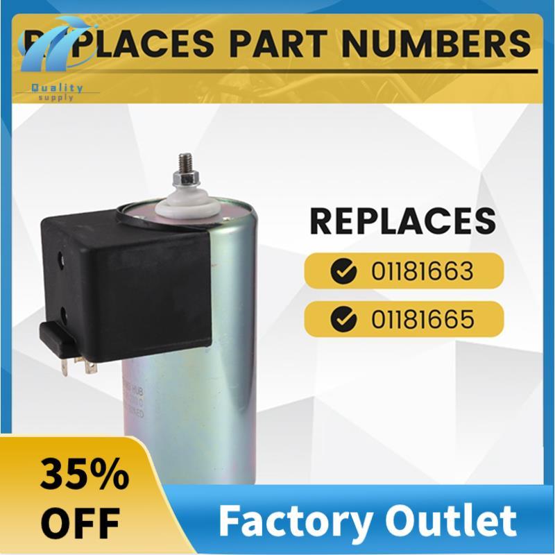 ซุปเปอร์บี 01181663 12V Shutoff Solenoid สําหรับ Deutz F4L913 BF6L913 BF4L913 BF4L913 01181665