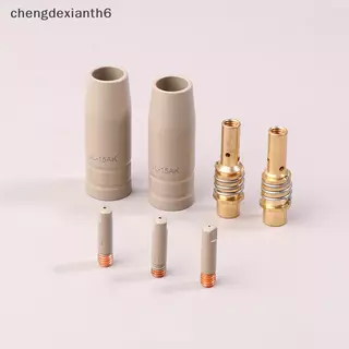 [chengdexianth] 9 ชิ้น 0.8/1.0/1.2 มิลลิเมตร MIG ไฟฉายหัวฉีดแก๊ส 15AK ไฟฉายเชื่อมหัวฉีดป้องกัน [TH]