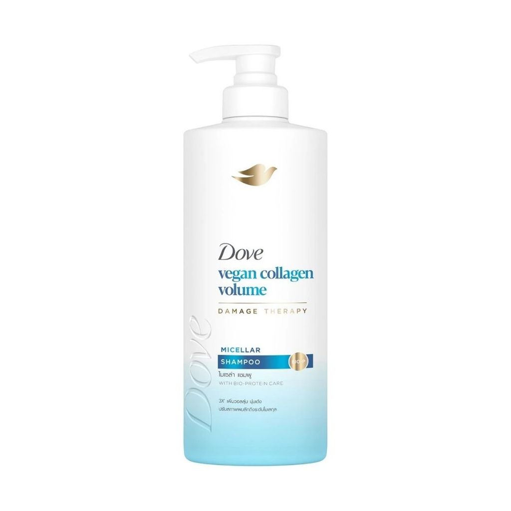 โดฟ แชมพูวีแกนคอลลาเจนวอลลุ่มไมเซล่า (Dove Vegan Collagen Volume Micellar Shampoo 380ml.)