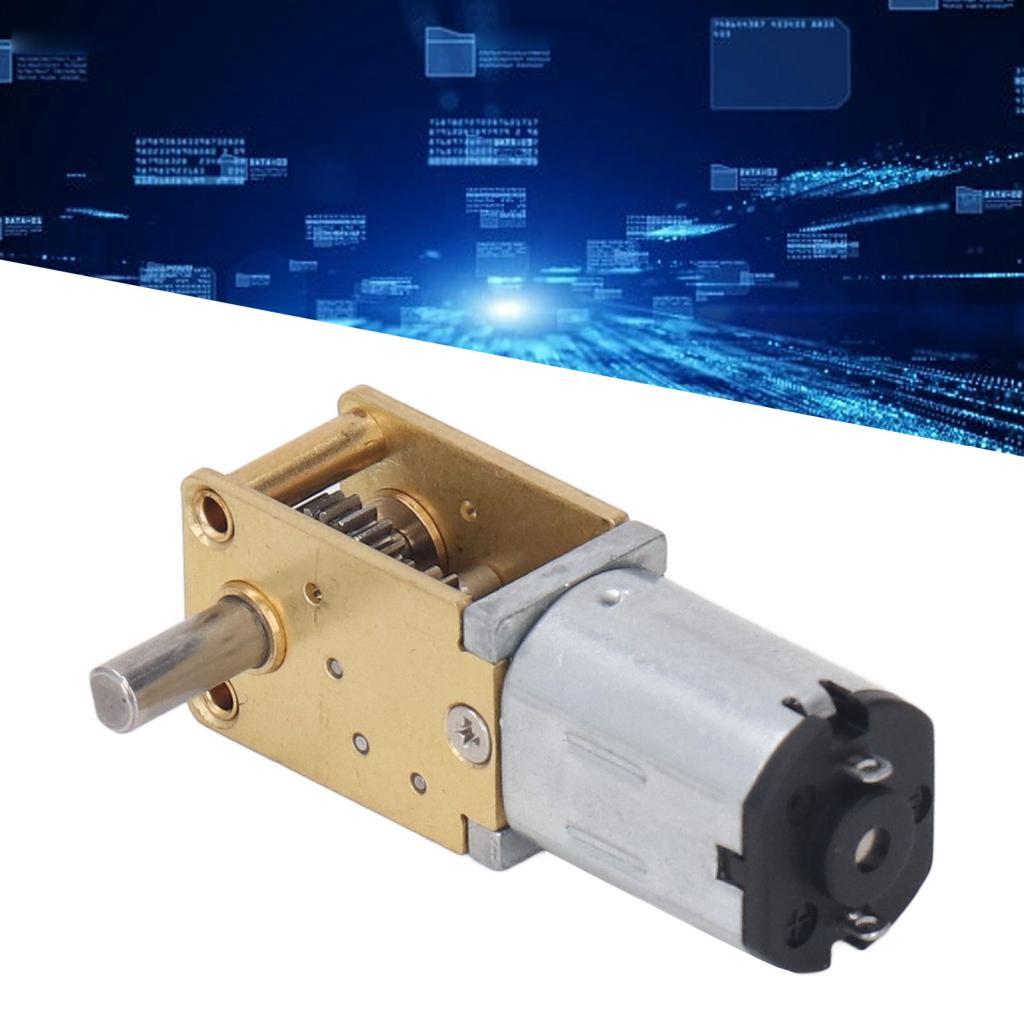 12V DC Reduction Motor Micro Gear 1218-N20 ทนต่ออุณหภูมิสูงสําหรับรถยนต์อัจฉริยะ (60RPM)