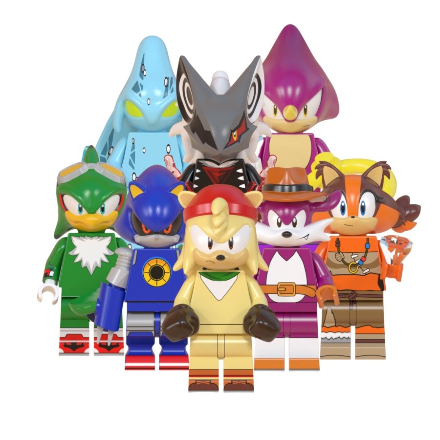 Sonic The Hedgehog Action Figure Shadow Amy Rose Dr Eggman Rouge The Bat Sonic Teirusu ของเล่นคอลเลก
